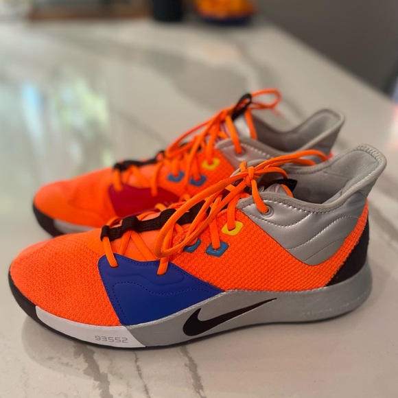 Nike Paul George PG 3 Nasa Orange Size 14 - Mint condition, never worn - Picture 1 of 5